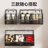 PINYU kitchen wall-mounted onion, ginger and garlic storage rack wall multi-functional ginger and garlic hanging basket storage box vegetable basket storage basket
