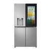 LG refrigerator offline same model 638L cross-shaped four-door large-capacity ice-fun knock-knock fully automatic ice machine ice bar door-in-door panoramic perspective window intelligent variable frequency air-cooled frost-free 638L|cross-shaped four-door|spherical ice machine F664MPY88D