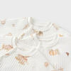 Tongtai (TONGTAI) baby jumpsuit autumn and winter pure cotton warm baby clothes newborn romper pajamas coffee color 73cm