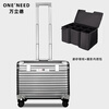 Wanlide's new aluminum-magnesium alloy trolley case photography camera case suitcase suitcase suitcase boarding case 21-inch equipment tool box photography special shooting silver gun + inner bag 21 inches