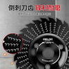 Delixi Electric wood grinding prick disc woodworking file shaping angle grinder grinding wheel polishing wheel angle grinder tea tray tool sharp and wear-resistant Black King Kong 100mm serrated type 1 piece