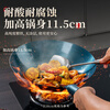 CHUI DA REN Zhangqiu hand-forged iron pot round bottom old-fashioned wok uncoated non-stick wok gas stove without lid 40cm