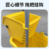 Baiyun Chaobao mop bucket squeeze bucket with wheels 20L mop water squeeze truck mop bucket household cleaning truck B-038-1 36 liter water squeeze truck + wax mop 1