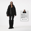 Tambor Puff Down Jacket Women's Short Hooded Silhouette Winter Warm Jacket 5530338Z Black 165
