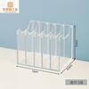 Transparent acrylic mobile phone storage box desktop placement rack card office meeting mobile phone storage box 5-grid transparent storage box