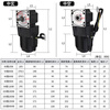 Yue Changsheng right angle speed regulating motor 220v AC adjustable speed 25 40 60 90-400W gear reduction gear box 1 to 30K (0-45 turns one minute Zhongshi + speed regulator 100 type 250W