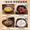 Jingyan casserole soup pot stew pot health pot high temperature resistant non-cracking ceramic clay pot household clay pot for gas stove special for 2-4 people thickened non-crack casserole 2L stew pot to increase flavor and lock in freshness