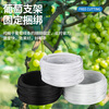 Yilan wire-wrapped plastic galvanized bundling packaging iron tie industrial binding line PVC plastic-coated iron wire flat roll wire diameter 0.75mm black flat (55 meters) *2 YL3755