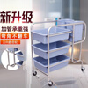 Hotel food collection truck, food removal truck, bowl collection truck with trash can, multi-functional stainless steel restaurant and hotel commercial food delivery truck, thickened round tube straight leg food collection truck with 3 basins and 2 barrels, official standard configuration required