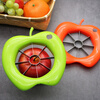 Qinkai Stainless Steel Apple Fruit Cutting Artifact Home Creative Slicing Melon and Fruit Divider Slicing Flap Cutting Fire Paint Seal Core Cutting Fruit Artifact into Eight Pieces 1 Piece Stainless Steel Blade/Active (Quick Grab)