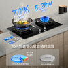 Robam 70% Thermal Efficiency JZT-55B7A Natural Gas Stove Gas Stove Double Stove Replacement 5.2kW Powerful Fire Stove