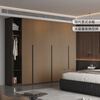 Gujia Home modern high-end Italian style wardrobe home with diverse layouts, strong and load-bearing closed drawer 8021 two-door wardrobe 0.9 meters wide