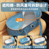Xinglanda Baby Car Sleeping Bed Car Back Seat Baby Sleeping Artifact Portable Basket Newborn Recumbent Portable Inflatable Mat Green Blue High Edition