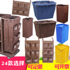 Hotel linen cart bag room work cart linen bag cleaning garage door car bag storage canvas rag bag 63 high conical linen bag iron buckle blue