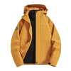 Paul Frank Outdoor Three-in-One Jacket Autumn and Winter Windproof Fleece Removable Liner Sports Jacket Men's Light Yellow XL