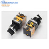 LA38 rotary switch, second/third gear self-locking switch, rotary knob switch, twist power switch 22MM, 3 gears (on-off-on)