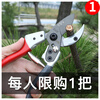Arrizo flower scissors, gardening scissors, pruning shears, branch scissors, scissors, fruit tree picking, tea and fruit artifacts, labor-saving metal handle type (SK5 steel blade)