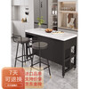 Zhaoran marble island kitchen open dining table removable workbench cooking table storage storage sideboard marble countertop 180*60*85cm four drawers
