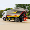 Zhongxiangyun rear-loading garbage removal truck National VI double bucket dump scraper compression garbage truck 5-square-meter property square station garbage collection leak-free transfer truck