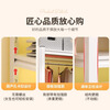 Siluo simple wardrobe full steel frame structure thickened household clothes hanger bedroom dormitory rental house storage rack thickened - three layers - height 160cm, default black, length 50*width 40cm, dustproof curtain hanging clothes rail included