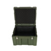Rotational molding box emergency supply box outdoor waterproof airdrop box transport box equipment box storage box tool box green (600*500*400) MM