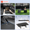 YZ is suitable for Tesla small table Model3y car dinner plate folding computer table car desk full series MY/3 carbon fiber pattern double folding table - one piece