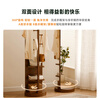 Jiayi solid wood full-length mirror floor-standing rotating dressing mirror hanging clothes rack integrated fitting mirror home bedroom storage floor mirror