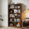 Jiayi solid wood bookcase storage cabinet integrated wall combination cabinet living room floor-standing bookshelf storage rack storage cabinet display cabinet