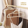 Good wife flocked clothes hanger milk white household anti-slip non-marking non-snaking revolving hook head bedroom wardrobe clothes hanger