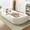 Xiaojiangcai (XIAOJIANGCAI) human kennel lazy sofa can lie down and sleep bedroom sofa single and double huge tatami internet celebrity seat Dabai