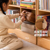 Genji Muyu children's furniture children's bookcase solid wood floor cabinet combination bookshelf storage cabinet 2.25 meters children's combination bookcase with bottom frame