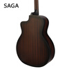 SAGA guitar spruce SF600GCW desert color entry-level folk 41-inch guitar recommended for beginners and gift package teaching