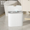 Smart trash can bathroom toilet automatic induction gap new home living room kitchen electric paper tube white single mode battery model