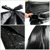 Extra large garbage bag, large thickened black sanitation commercial oversized trash can, extra large extra thick garbage bag household plastic 60*80 thickened 2.6 wire 20 pieces