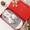WOOCH Sweet Series Cups and Saucers Gift Boxes, Light Luxurious Exquisite Coffee Cups, Engagement Gifts, and Newlyweds Housewarming Souvenirs