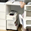 Shantou Lincun workstation removable printer storage rack under the desk floor-standing storage shelf office cart artifact storage basket cart - 5 floors