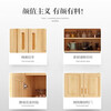 Dad Yao's German quality top cabinet, separate solid wood wall cabinet, wall cabinet, wardrobe, upper bedroom storage cabinet, balcony storage, 160 long, 50 high, 50 deep, no layer board, four doors, customized, assembled and sprayed with varnish