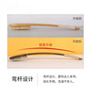 OEING extra long handle bath brush bristle Japanese bath brush soft horse hair rub mud bath towel rub back dry brush artifact extra long charcoal gray banana fan style 5580s hard bristles