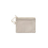 MUJI recycled polyester fiber double zipper bag travel bag beige S