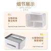Lelandi tissue box multi-functional storage rack paper box desktop living room coffee table remote control storage box Nordic gray L1120