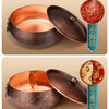 Copper Liufu copper hot pot induction cooker pure copper household cassette old-fashioned handmade flat bottom soup pot copper pot hot pot commercial 26cm Yuanyang pot pure copper for 4-6 people 26cm