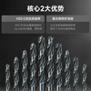 Fujikoshi 500 cobalt-containing drill stainless steel special drill bit cobalt-containing powder stainless steel straight handle twist drill 13.5mm single