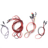 DZYJ power on button chassis desktop computer host switch cable restart cable POWER key RESET connection jumper 1 meter red and black computer boot restart cable no specifications