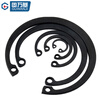 Guwanji 65 manganese steel hole circlip C-type inner snap ring 304 stainless steel bearing A-type elastic retaining ring GB893 65 manganese 32 50 pieces