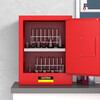 Baigang all-steel explosion-proof cabinet chemical safety cabinet flammable and explosive hazardous chemicals storage cabinet 45 gallon red