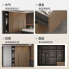 Gujia Home modern high-end Italian style wardrobe home with diverse layouts, strong and load-bearing closed drawer 8021 two-door wardrobe 0.9 meters wide