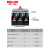 Delixi plastic shell circuit breaker CDM3 air switch 400A160 three-phase 80v four-wire 250 leakage p 630A 4P