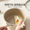 Red Kitchen Ceramic Small Milk Pot Baby Food Complementary Pot Uncoated Instant Noodle Soup Pot Noodle Cooking Non-stick Pot 20cm