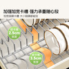 Shuaishi dish rack kitchen basket cupboard bowl basket drawer bowl rack drain rack under sink pull-out dish storage rack