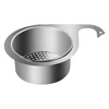 Special swan drain basket for kitchen sink stainless steel wet and dry separation hook kitchen supplies storage basket storage rack one pack